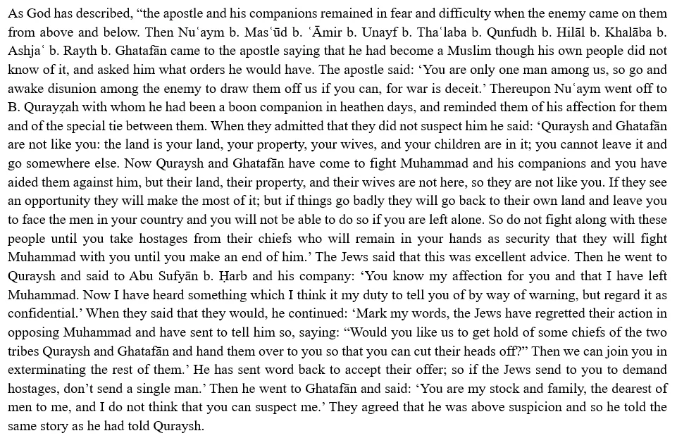 Did the Prophet (PBUH) really commit a massacre against the tribe of Banū Qurayẓah?