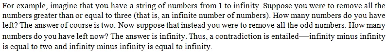 Could it be that the universe has always existed through an infinite series of material or physical causes, thereby eliminating the need for a first cause to set it in motion?