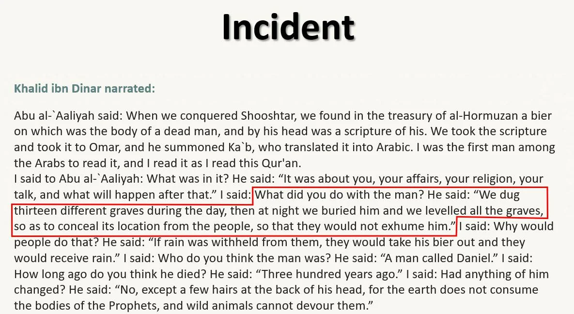 What did Prophet Daniel (PBUH) see in his dream, and how did he interpret it?