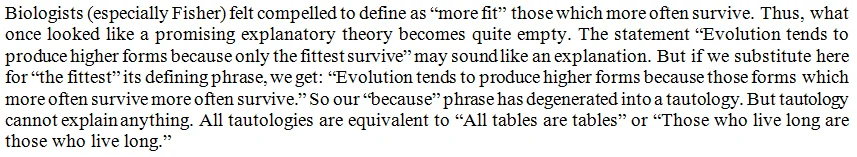 Is natural selection a scientific theory or a metaphysical proposition?