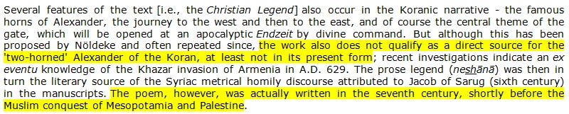 Did Prophet Muḥammad plagiarize the account of Ḏū al-Qarnayn from The Syriac Alexander Legend?