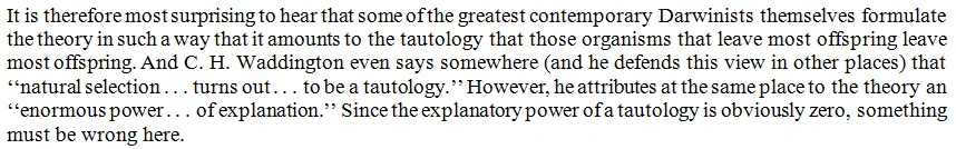 Is natural selection a scientific theory or a metaphysical proposition?