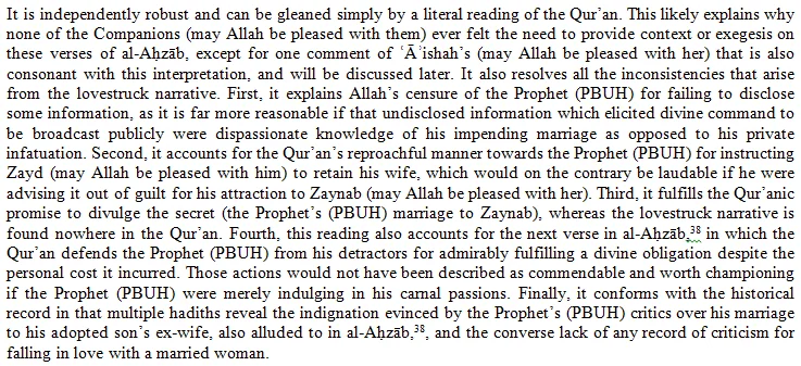 Did the Prophet (PBUH) order Zayd to divorce Zaynab bint Jaḥsh because he was enamored of her beauty?