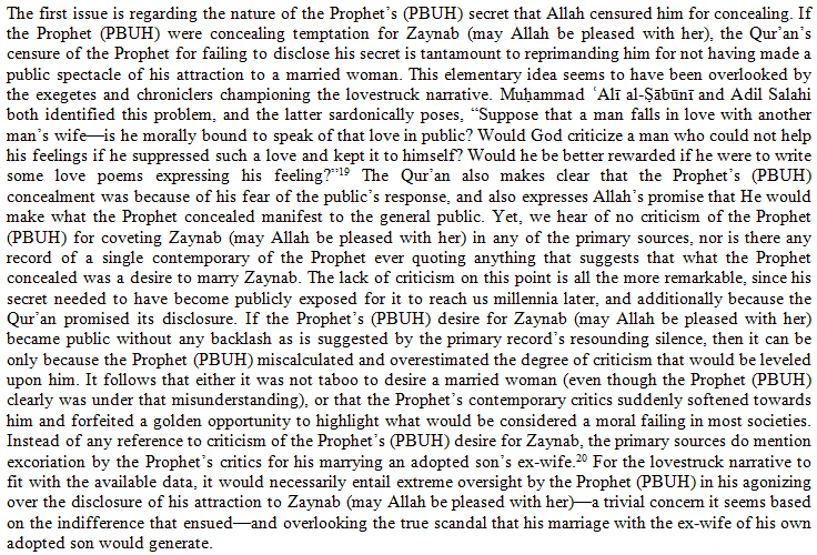 Did the Prophet (PBUH) order Zayd to divorce Zaynab bint Jaḥsh because he was enamored of her beauty?
