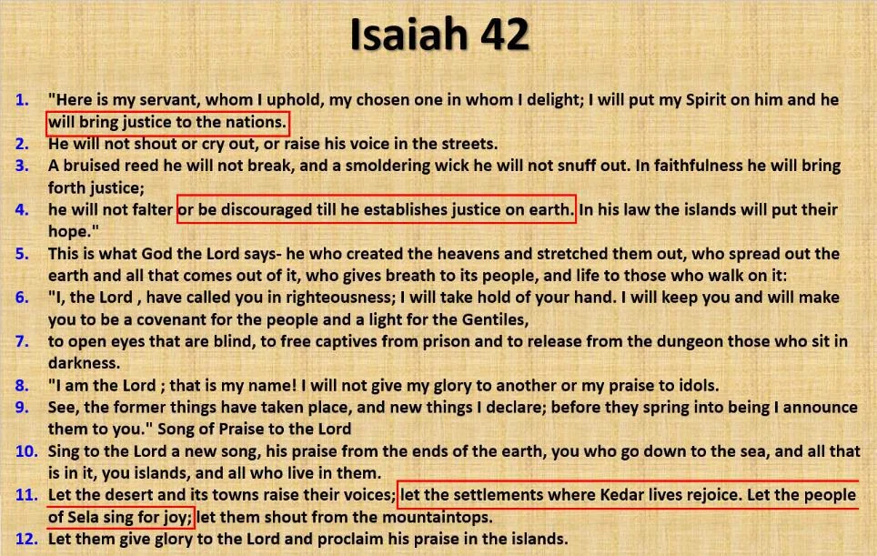 How did Isaiah prophesy the establishment of a House of God in Arabia?