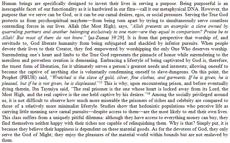 If Allāh is not in need of our worship, then why does He command us to worship Him?