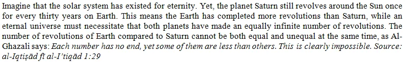 Could it be that the universe has always existed through an infinite series of material or physical causes, thereby eliminating the need for a first cause to set it in motion?