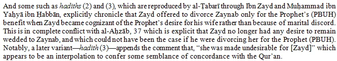Did the Prophet (PBUH) order Zayd to divorce Zaynab bint Jaḥsh because he was enamored of her beauty?