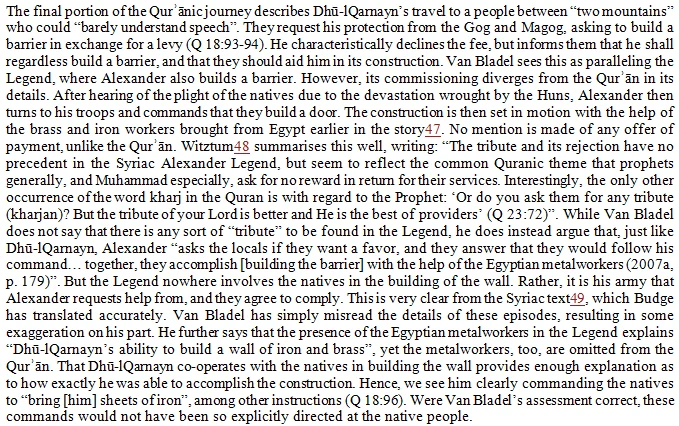 Did Prophet Muḥammad plagiarize the account of Ḏū al-Qarnayn from The Syriac Alexander Legend?
