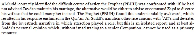 Did the Prophet (PBUH) order Zayd to divorce Zaynab bint Jaḥsh because he was enamored of her beauty?