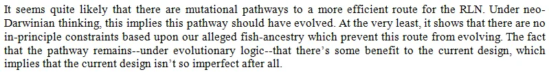 Does the recurrent laryngeal nerve refute intelligent design? Is it evidence that humans evolved from fish?