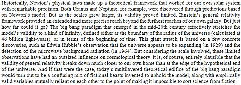 What is the problem with astrophysics? Is it a science, or is it charlatanism and nonsense?