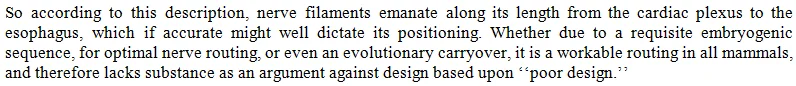 Does the recurrent laryngeal nerve refute intelligent design? Is it evidence that humans evolved from fish?