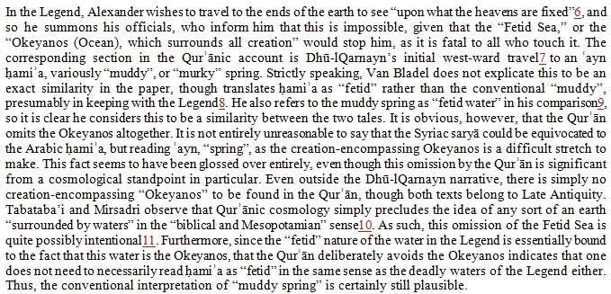 Did Prophet Muḥammad plagiarize the account of Ḏū al-Qarnayn from The Syriac Alexander Legend?