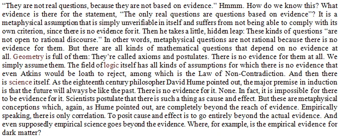 Is science capable of answering all questions?