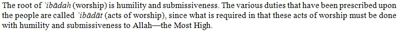 What is the essence of worship, and what are its pillars?