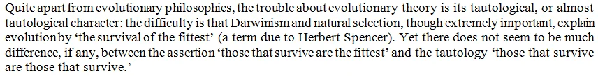 Is natural selection a scientific theory or a metaphysical proposition?