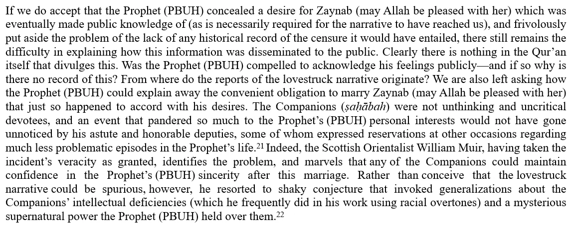 Did the Prophet (PBUH) order Zayd to divorce Zaynab bint Jaḥsh because he was enamored of her beauty?